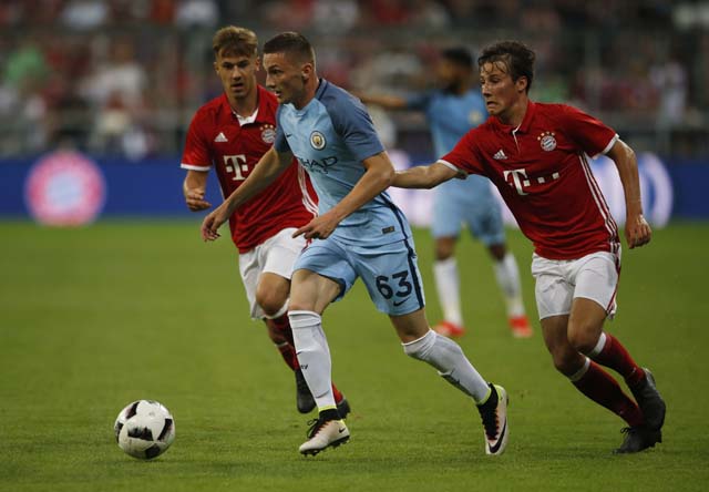 Football Soccer - Bayern Munich v Manchester City - Pre Season Friendly - Allianz Arena, Munich, Germany - 20/7/16 Manchester City's Sinan Bytyqi in action Action Images via Reuters / Michaela Rehle Livepic