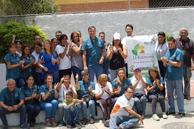 Juan con todo equipo de Urbanismo Sucre. Palo Verde y Lomas del Avila