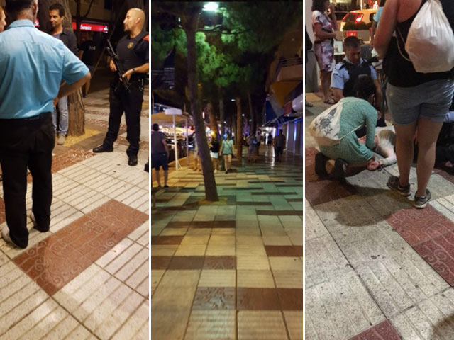 La broma “terrorista” que dejó 11 heridos en una playa de España (foto y videos)