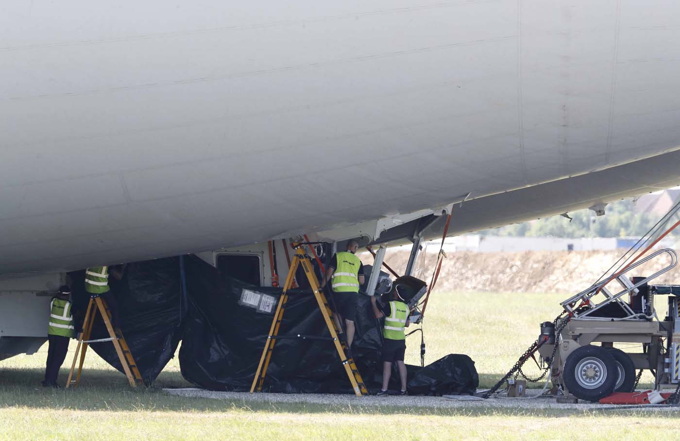 Se estrella la aeronave más grande del mundo en su segundo vuelo de prueba