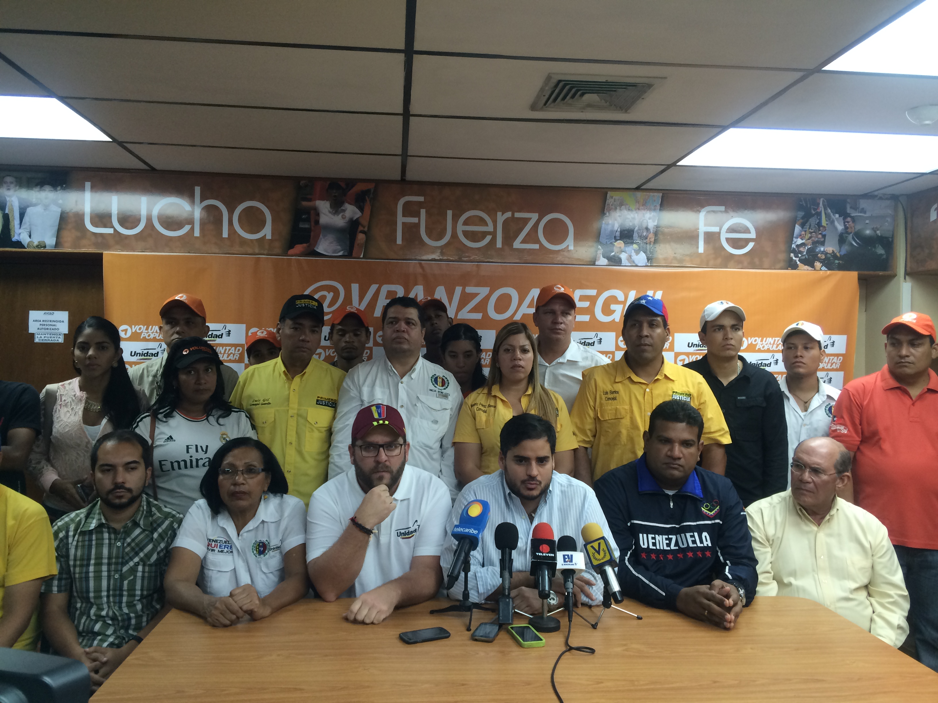 MUD Anzoátegui se solidariza con Voluntad Popular