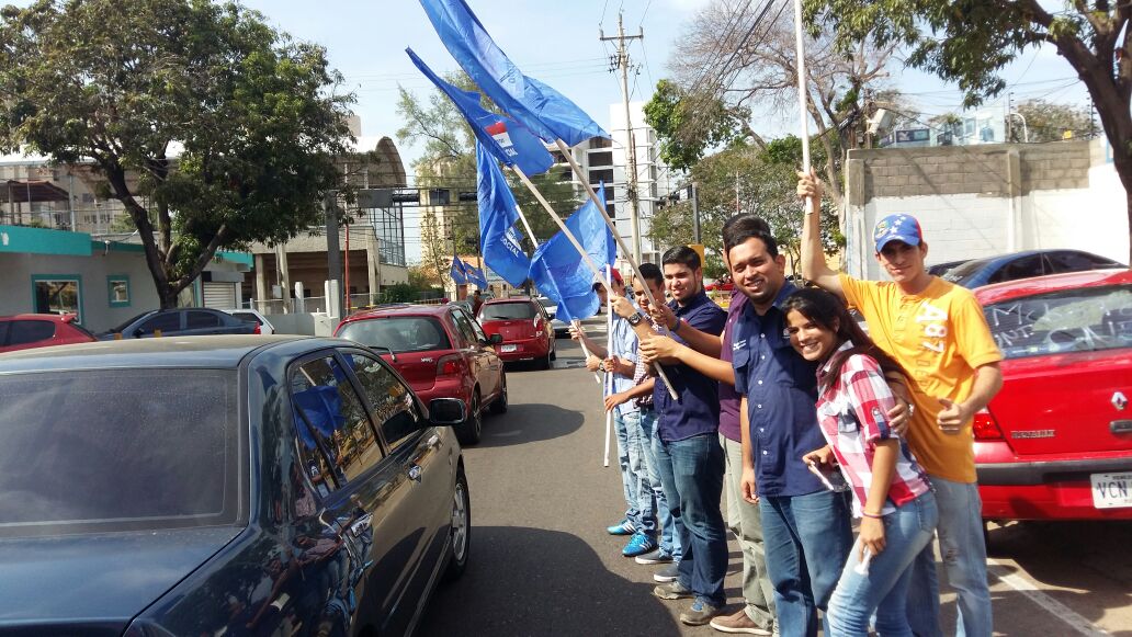 Jóvenes salieron a la calle para invitar a la marcha este #7S