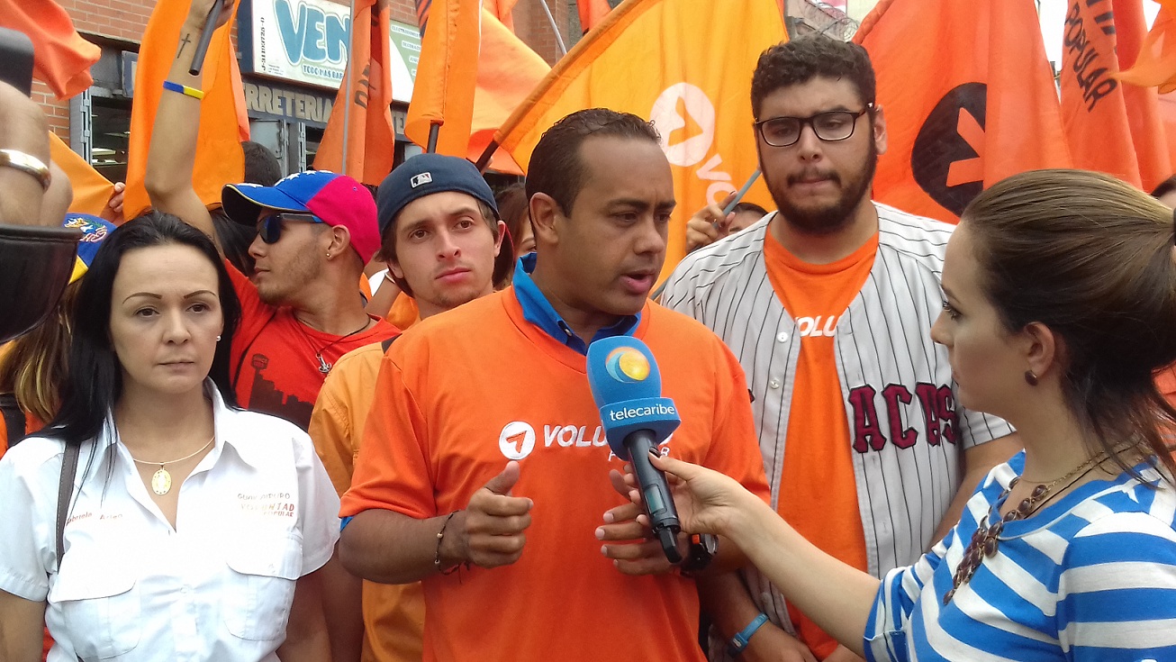 Voluntad Popular Miranda marchó por las calles de Los Teques