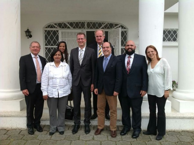 Julio Borges y Viceministro de defensa de Alemania se reunieron para hablar de la situación de Venezuela