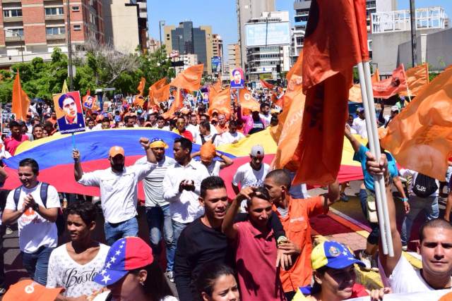 Inicia marcha en el Zulia para exigir realización del revocatorio (3)