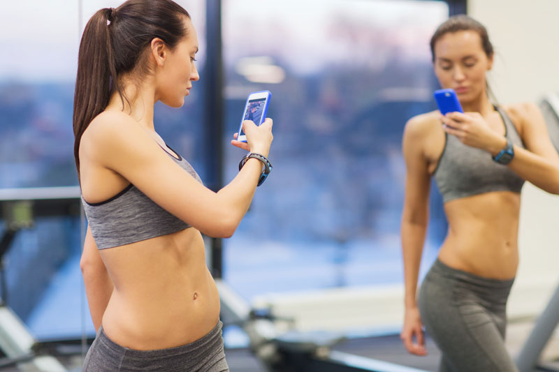 ¡ATENCIÓN! Selfies en el gimnasio indican problemas psicológicos