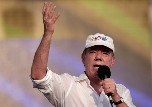 El presidente de Colombia, Juan Manuel Santos