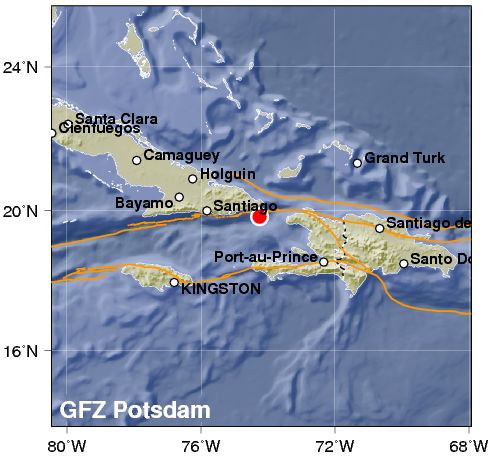 Sismo de magnitud 4,5 se sintió en provincias orientales de Cuba