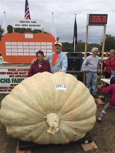 Calabaza de 866 kilos gana concurso en EEUU (FOTO)