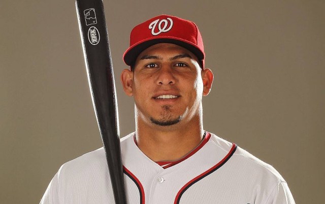 VIERA, FL - FEBRUARY 25:  Wilson Ramos #3 of the Washington Nationals poses for a portrait during Spring Training Photo Day at Space Coast Stadium on February 25, 2011 in Viera, Florida.  (Photo by Al Bello/Getty Images)