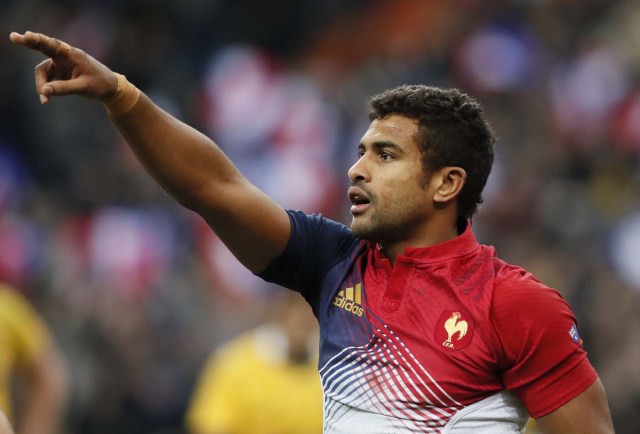 ISL02. Saint-denis (France), 19/11/2016.- France's Wesley Fofana celebrates after he scored a try during the international test match between France and Australia at Stade de France Stadium in Saint-Denis near Paris, France, 19 November 2016. (Francia) EFE/EPA/IAN LANGSDON