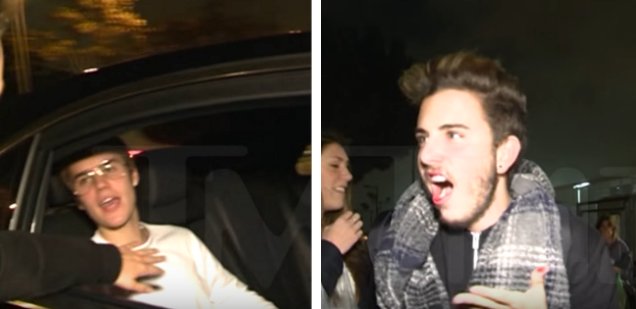 ¡Oops, I did it again! Justin Bieber propina un puñetazo a un fan en España (Video)