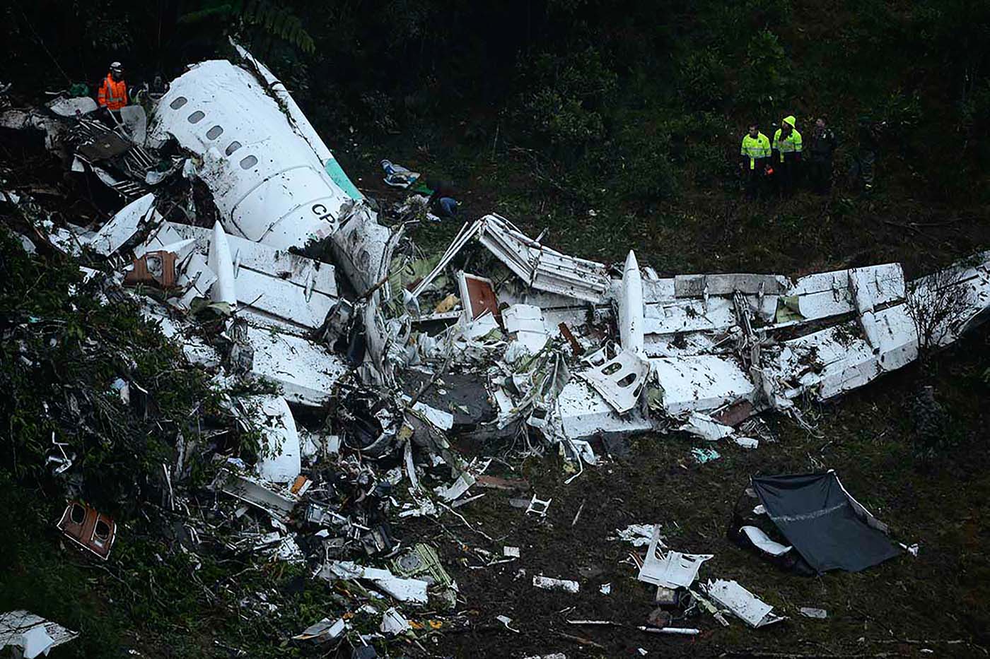 Las fotos más impactantes de la tragedia del Chapecoense