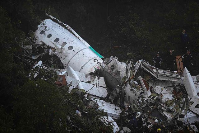 accidente avion Chapecoense colombia