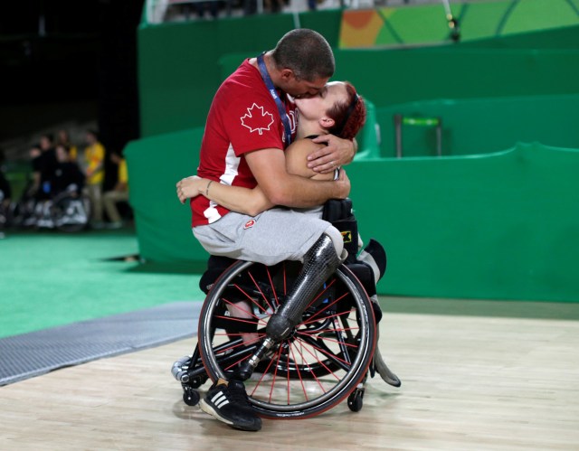 FILE PHOTO - 2016 Rio Paralympics - Wheelchair Basketball - Playoff - Women's Playoff - Canada v China - Rio Olympic Arena - Rio de Janeiro, Brazil - 16/09/2016. REUTERS/Ueslei Marcelino/File Photo FOR EDITORIAL USE ONLY. NOT FOR SALE FOR MARKETING OR ADVERTISING CAMPAIGNS. REUTERS PICTURES OF THE YEAR 2016 - SEARCH 'POY 2016' TO FIND ALL IMAGES