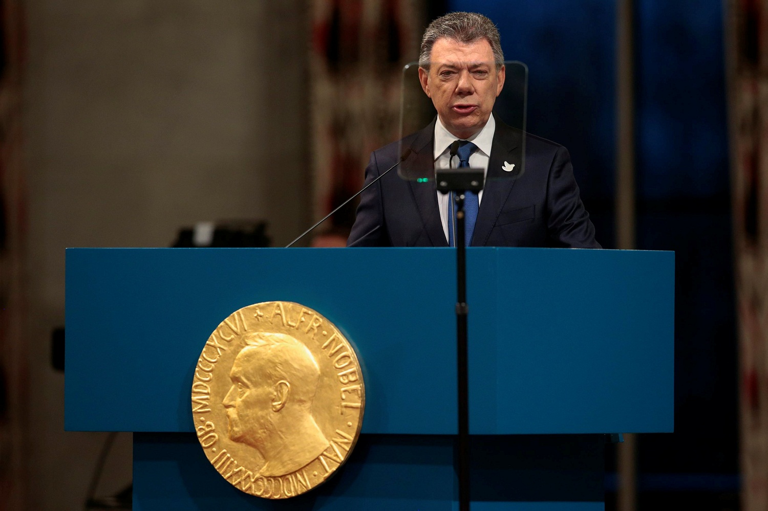 Santos: La entrega del Nobel de la Paz, el día más feliz de mi vida