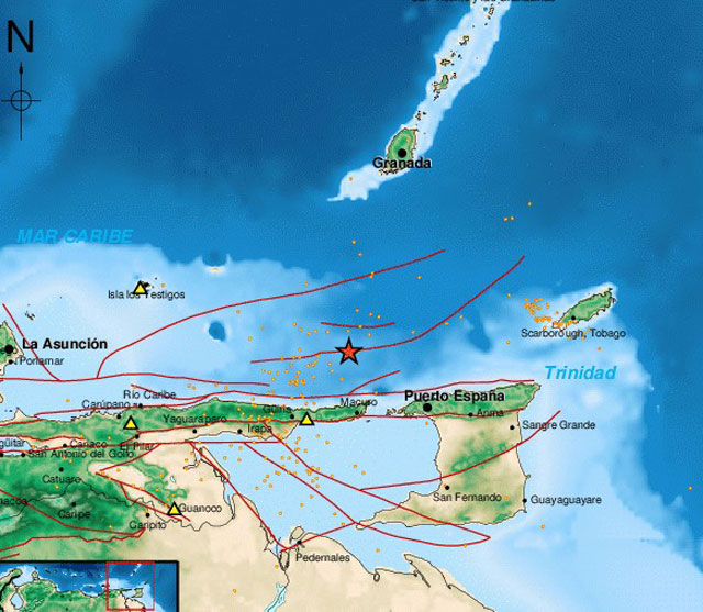 Sismo de magnitud 3.7 se sintió en el estado Sucre