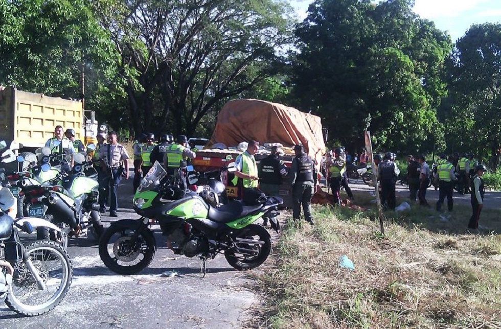 Intentaron saquear en Carabobo una gandola que trasladaba arroz