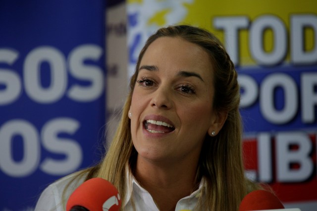 Lilian Tintori, esposa de Leopoldo López y activista humanitaria