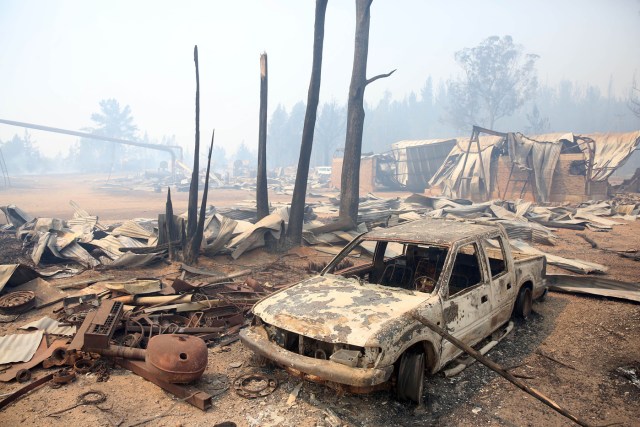 Incendios en Chile