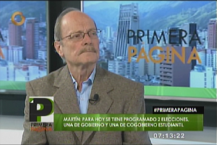 Martín: La UCV no estará en desacato al realizar elecciones este viernes