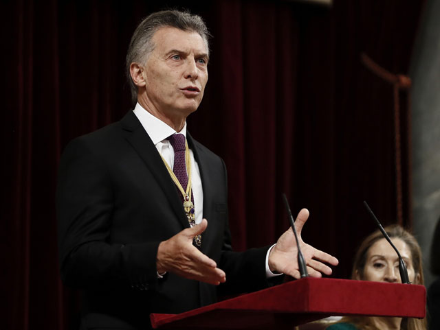 Macri: El desafío más grande es sacar a los argentinos de la pobreza