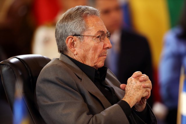 Cuba's President Raul Castro attends an ALBA alliance summit to mark fourth anniversary of the death of Venezuela's late President Hugo Chavez in Caracas, Venezuela, March 5, 2017. REUTERS/Carlos Garcia Rawlins