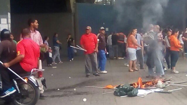 Queman toldo de Voluntad Popular en Caricuao