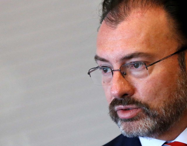 El Canciller de México, Luis Videgaray (Foto REUTERS/Henry Romero)