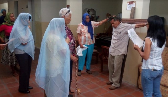 Abuelos de Miranda representarán la pasión de Cristo. Foto: Prensa Abuelos Miranda