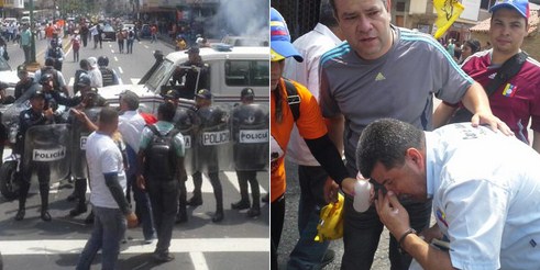 Reprimen marcha opositora en Yaracuy (Foto y Video)