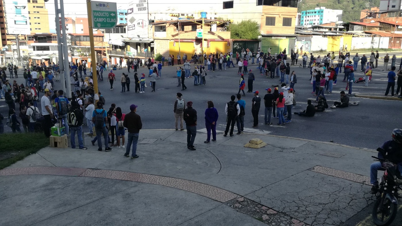 Así comenzó el plantón en el estado Mérida #24A (Fotos)