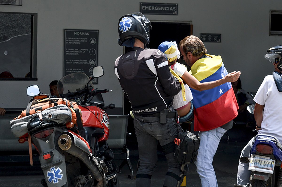 Al menos 18 ingresos ha registrado Salud Chacao tras la fuerte represión