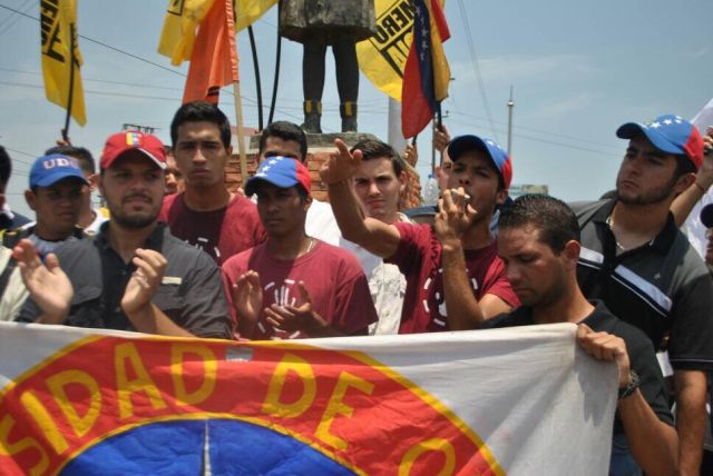 Voluntad Popular Anzoátegui marchó con estudiantes en honor a los caídos. Foto: VP