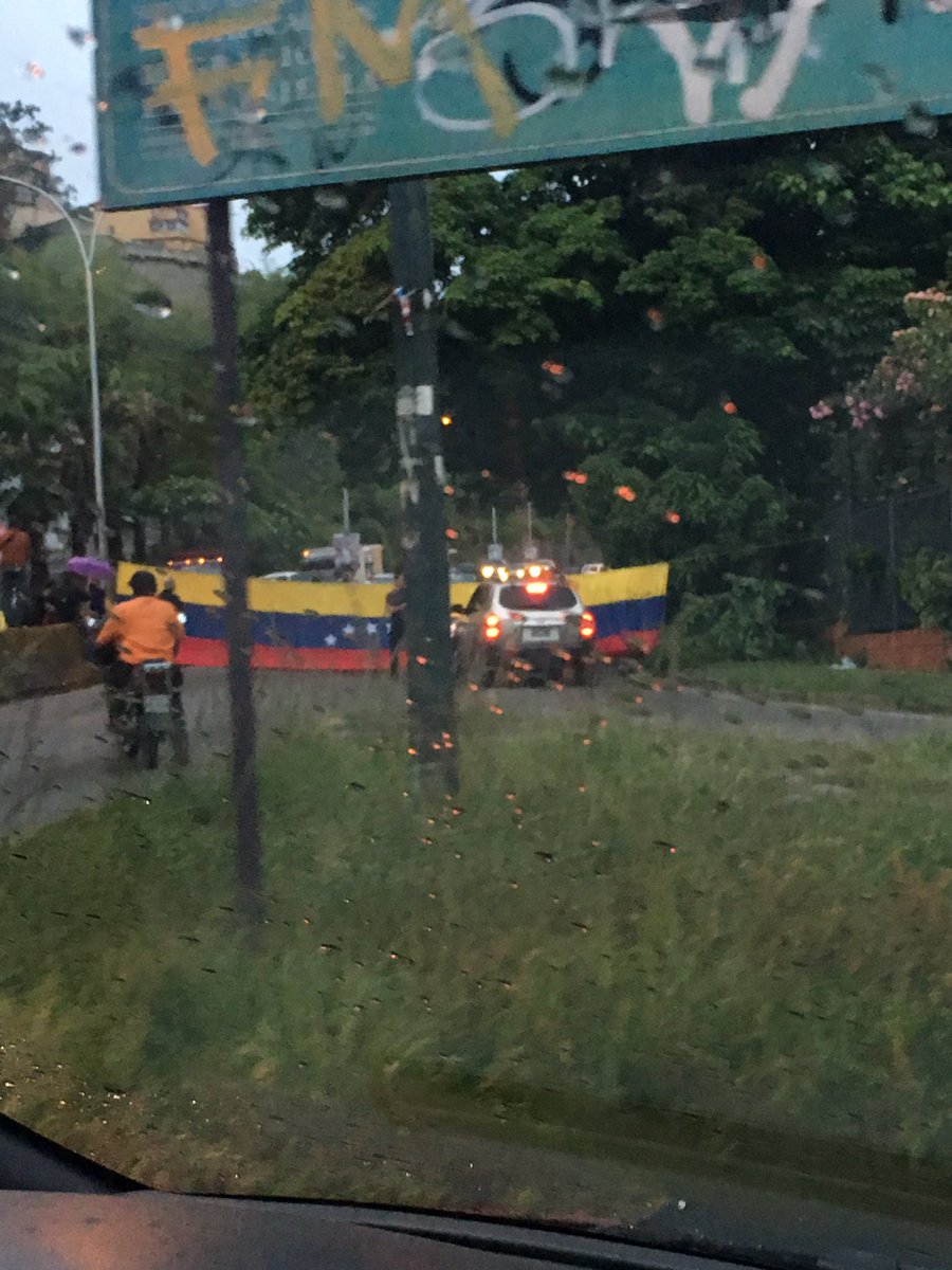 Trancazo en el túnel La Trinidad #2May (foto)