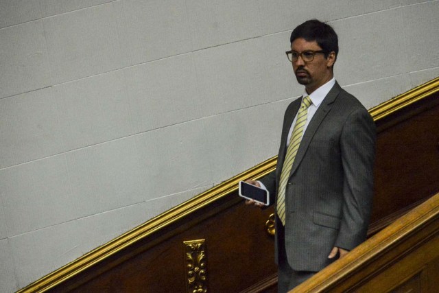 El vicepresidente de la Asamblea Nacional, Freddy Guevara (Foto: AFP)