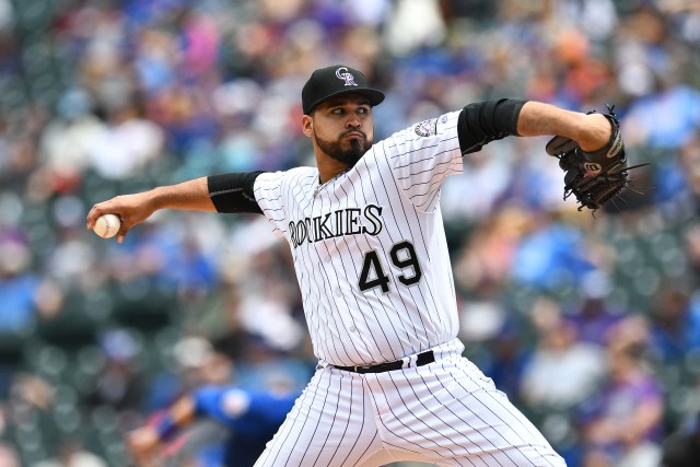 El lanzador venezolano de los Rockies de Colorado, Antonio Senzatela (Foto: Reuters)