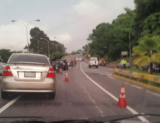 Canal cerrado en la Cota Mil a la altura de Sebucán y el Marqués / Foto: Más @jeanrequena