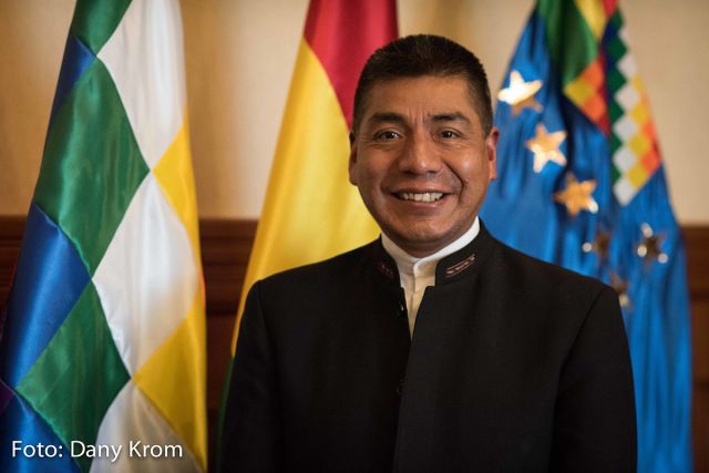 Canciller de Bolivia, Fernando Huanacuni Mamai