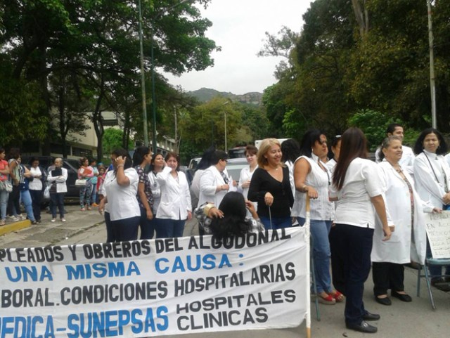 Médicos en protesta / Cortesía 