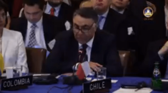 Edgardo Riveros, vicevanciller de Chile (Captura)