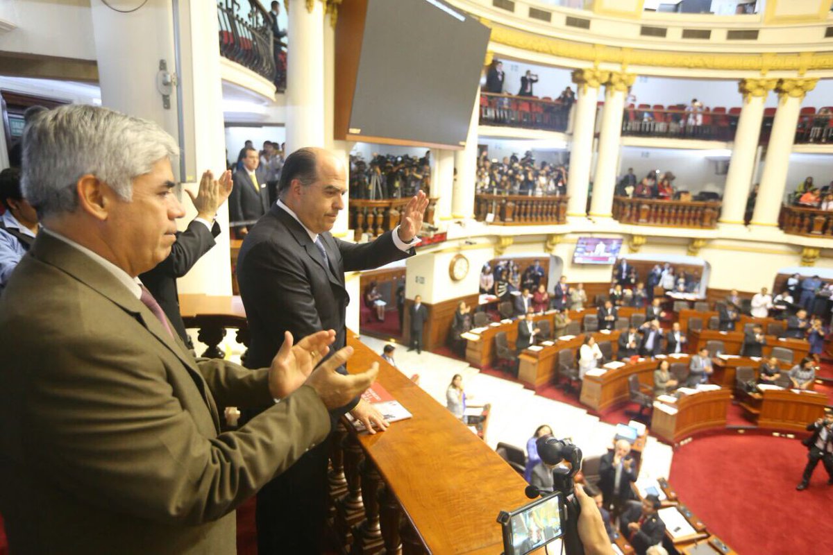 Julio Borges desde el Congreso peruano pide crear un grupo de países amigos de Venezuela