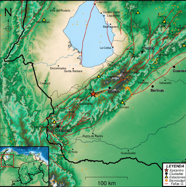 Sismo de 3.8 se registró en El Vigía