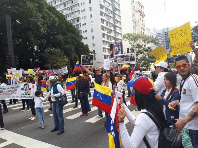 Archivo, venezolanos en Brasil. Foto: Twitter