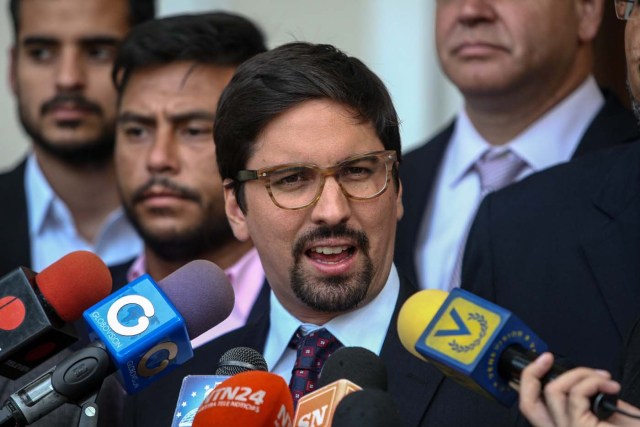 El primer vicepresidente de la Asamblea Nacional, Freddy Guevara (Foto: EFE)