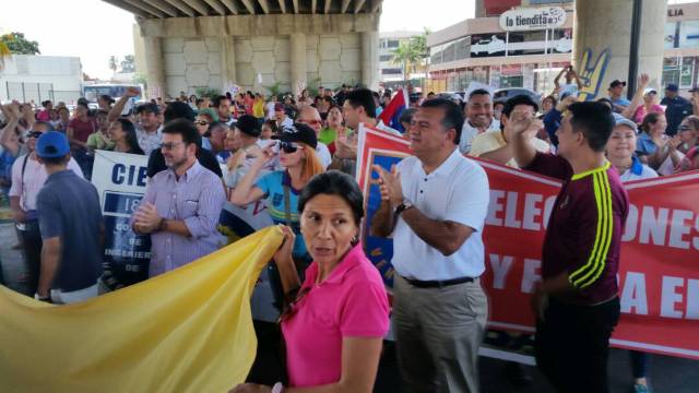 Foto: En Barinas se sumaron al Trancazo / Cortesía 