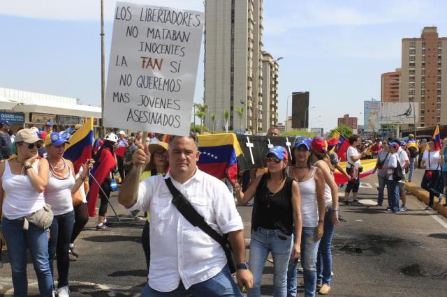 En Unidad zulianos marcharon por la Libertad de Venezuela. Foto: Prensa MUD Zulia