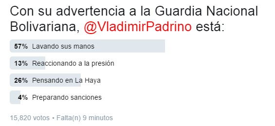 Hablaron los patilleros… Padrino se está “lavando las manos” con su declaración sobre atrocidades de la GNB