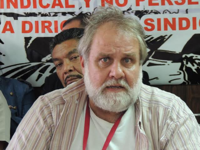 Servando Carbone, coordinador nacional de la Unión Nacional de Trabajadores UNETE