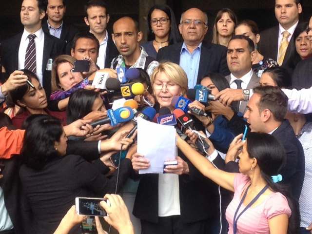 Luisa Ortega Díaz, Fiscal General de la República, desde el TSJ / Foto LaPatilla.com  